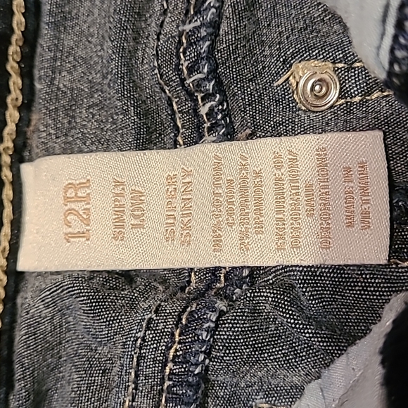 Simply Low Super Skinny Jeans 12R - Picture 4 of 5